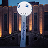 Car Zeiss Event, Leuchtballon mit Banner, Rotteweil Event location
