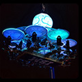 Lichtinstallationen mit Ballons