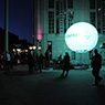 HQI Licht auf Stativballon