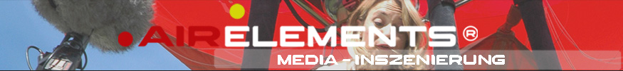 AirElements&reg; - BALLONS als aktive  MEDIA-KULISSE