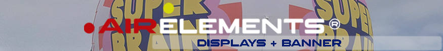 AirElements&reg; Banner-AirDisplays und Pavillons