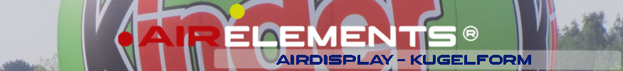 AirElements&reg; Kugel-AirDisplays und Banner Starseite