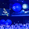 SPACE Lights, Ballons als Mond/Erde/Planeten  "ESTREL"