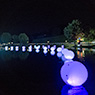 Olympiapark M&uuml;nchen, 40 LED-Balnlos Funk-DMX